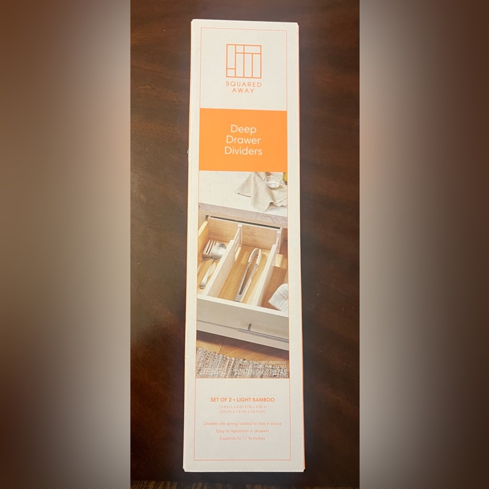 Squared Away Deep Drawer Dividers - New in Box